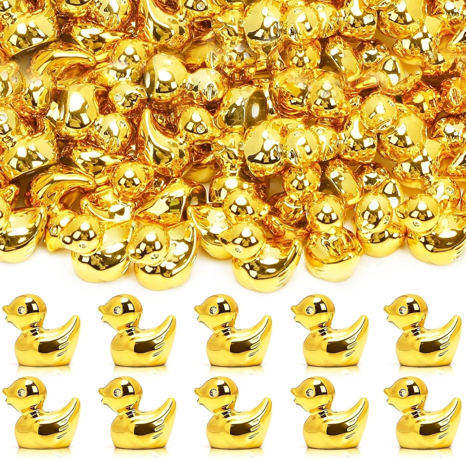 80 Pieces Gold Mini Ducks Figurines Miniature Ducks Bulk Resin Little Ducks fo 80 Pieces Gold Mini Ducks Figurines Miniature Ducks Bulk Resin Little Ducks fo