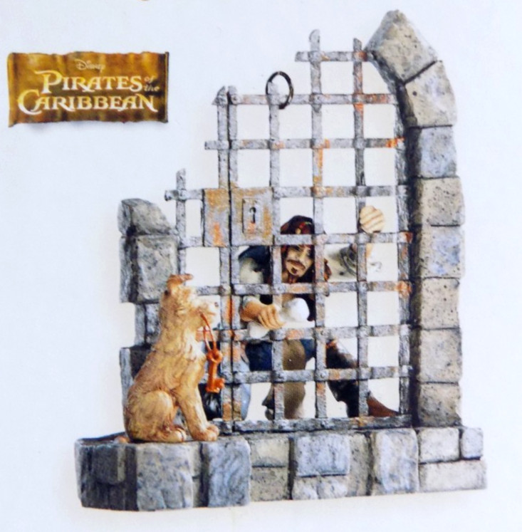 Hallmark Pirates of the Caribbean Jack Sparrow Magic Keepsake Ornament 2006