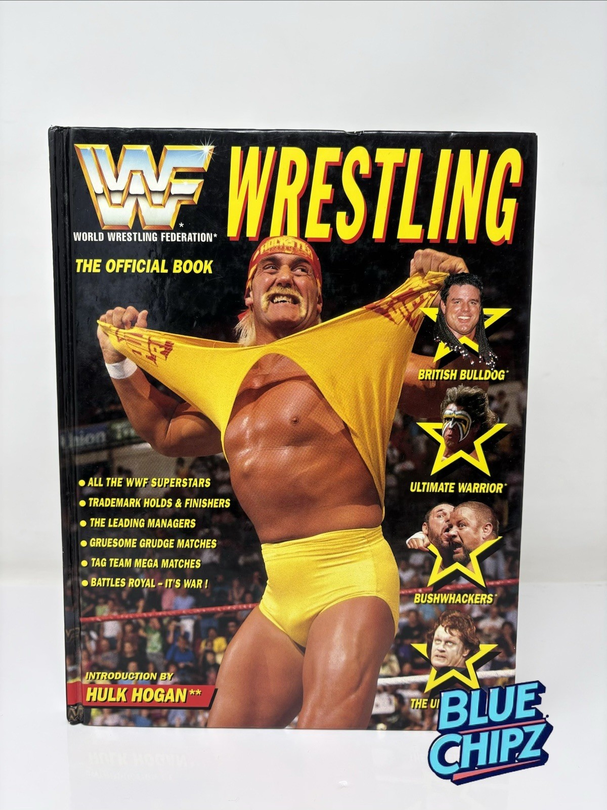 WWF WRESTLING: THE OFFICIAL BOOK BY EDWARD R. RICCIUTI 1992 HB HULK HOGAN Intro