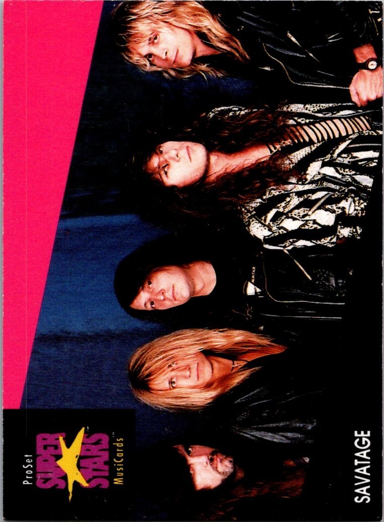 SAVATAGE 1991 Pro Set Super Stars MusiCards Music Trading Card #232 PSA SAVATAGE 1991 Pro Set Super Stars MusiCards Music Trading Card #232 PSA