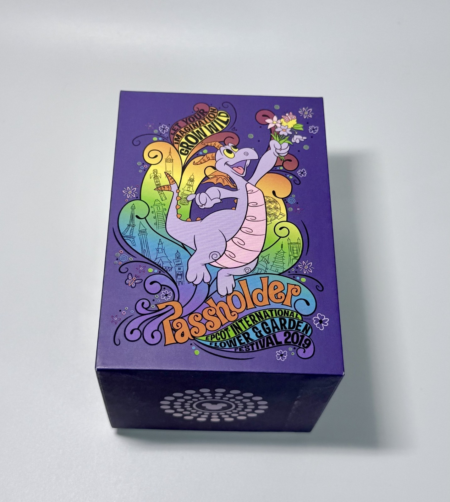 Disney EPCOT Flower & Garden 2019 Figment Passholder Magic Band LE 2000 UNLINKED