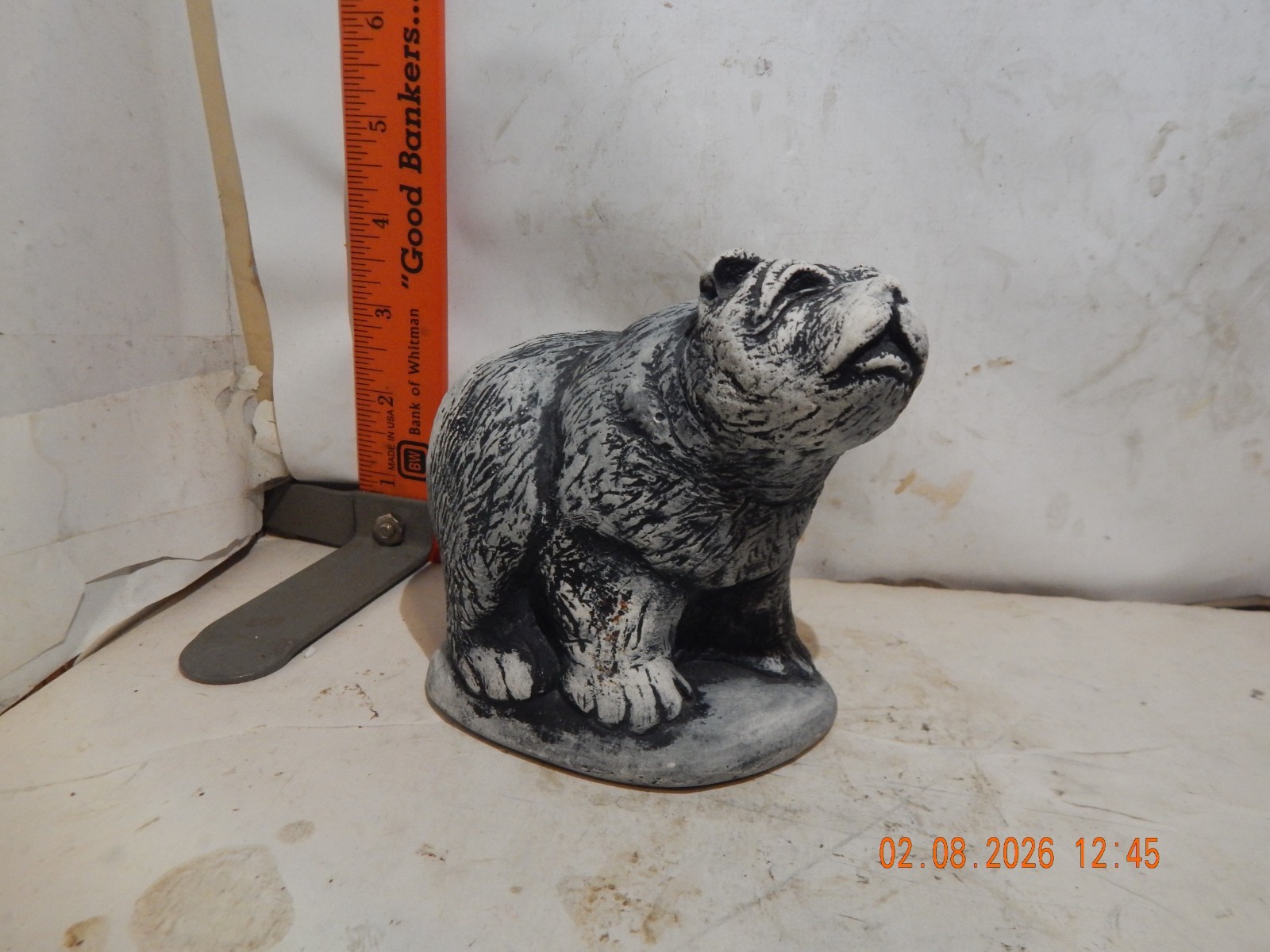 Mt. St. Helens Ash Bekka Signed Handcrafted Bear Sculpture/ Figurine Signed 5 Mt. St. Helens Ash Bekka Signed Handcrafted Bear Sculpture/ Figurine Signed 5