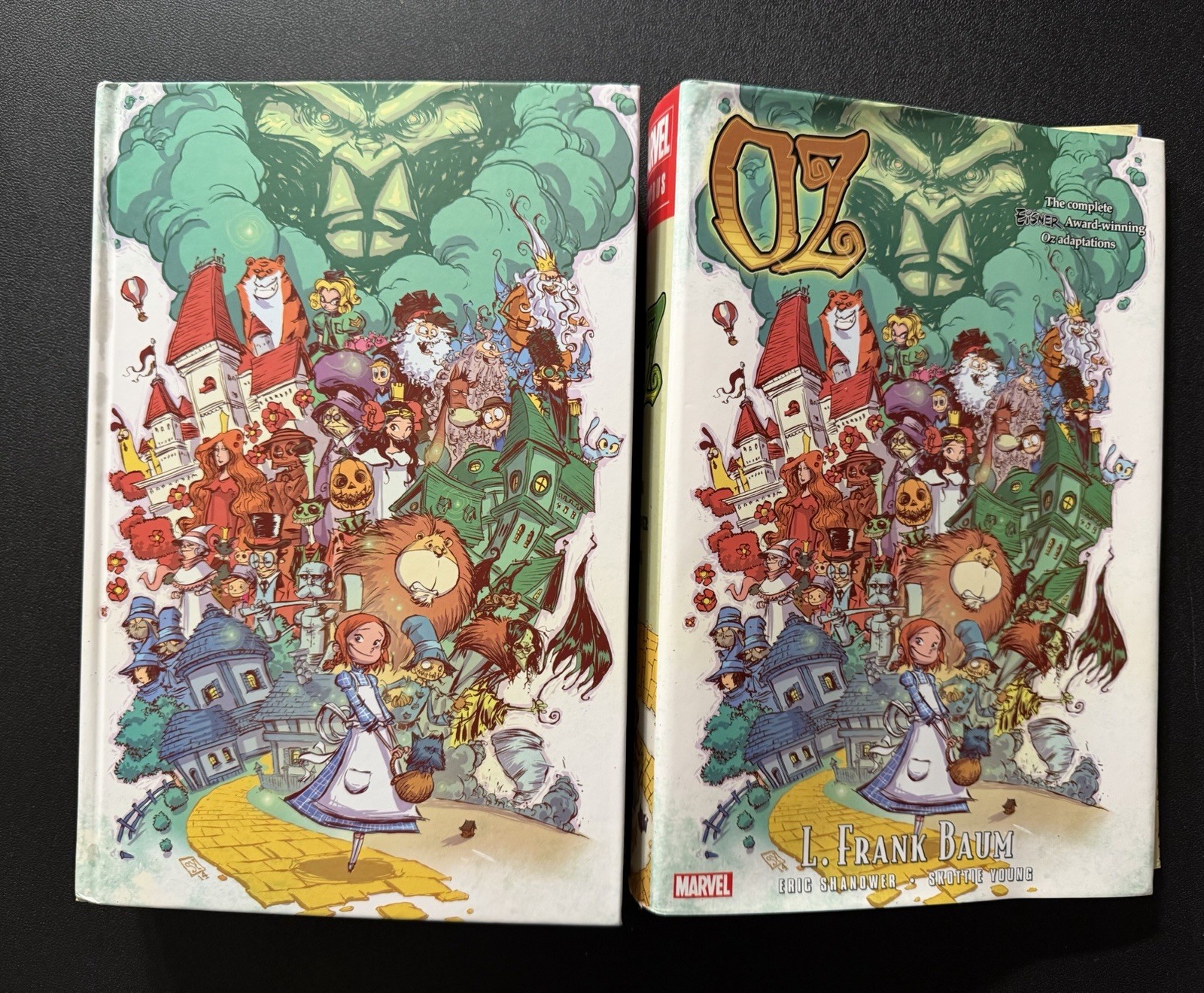 Oz Marvel Omnibus Frank Baum Skott Young fair condition read 4 full details