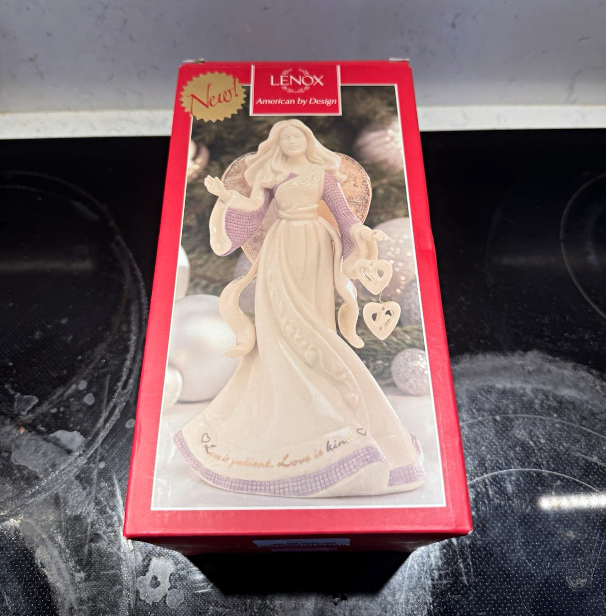 Lenox Expressions Angel Hearts Porcelain Figurine Boxed Kate McRostie 2004