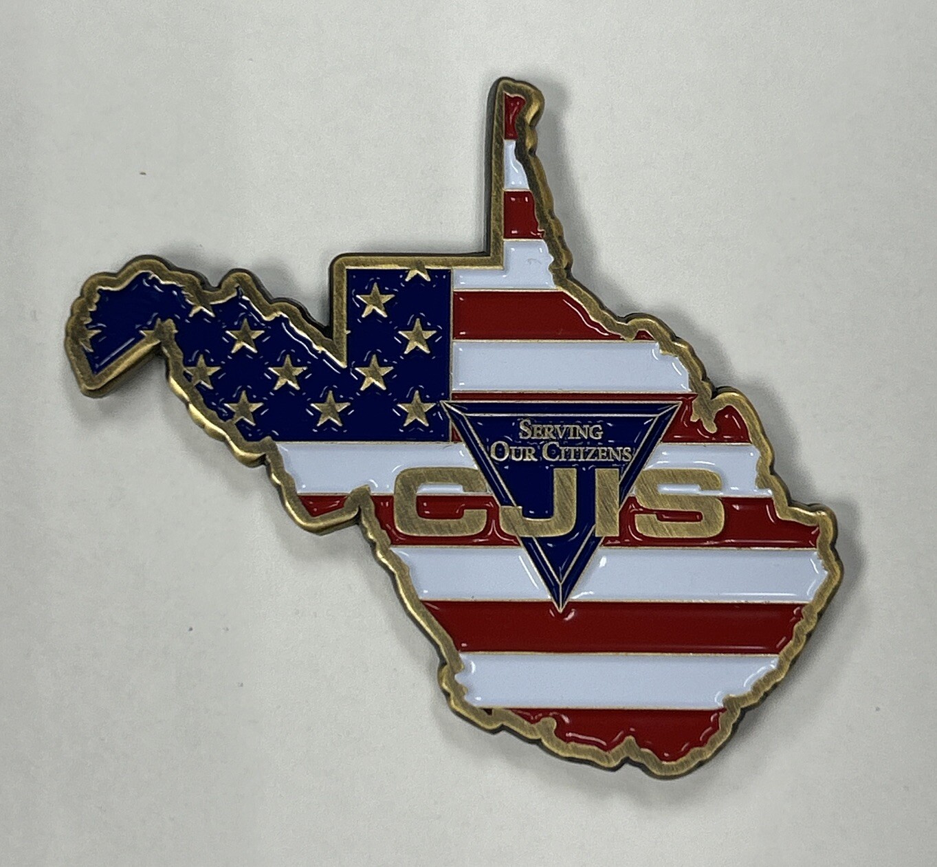 FBI CJIS Criminal Justice Information Services  West Virginia  Challenge Coin