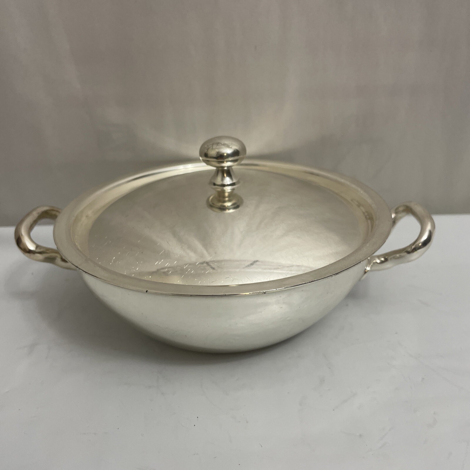 WMF EP CROMARBAN Mix Metal  DISH with lid germany