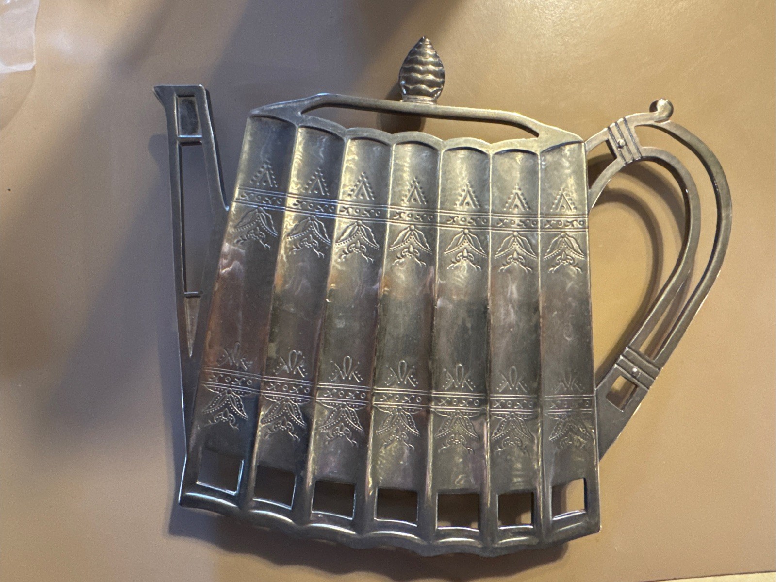 Godinger Silver Teapot Trivet - 1992