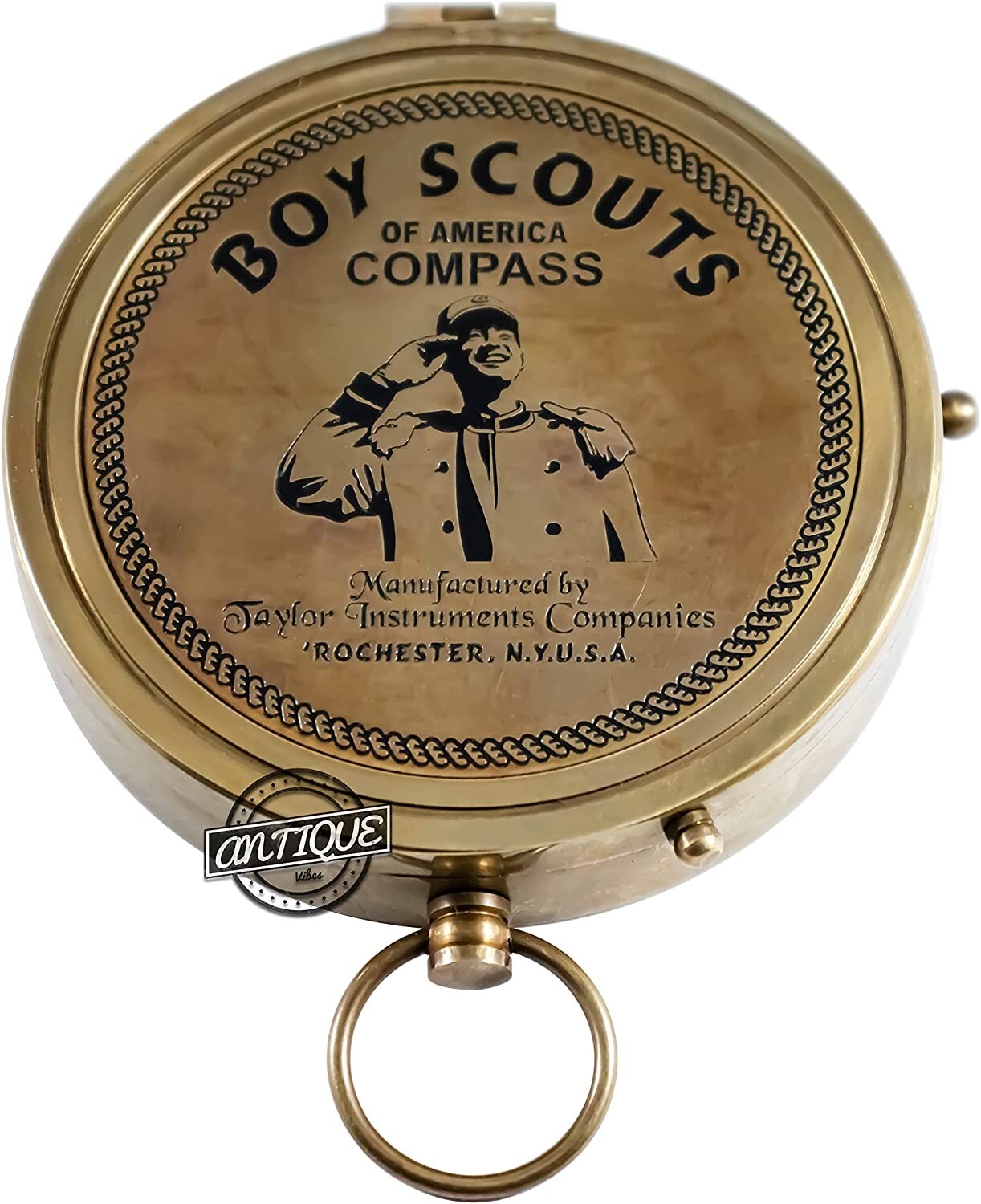 Vintage Boy Scout of American Navigating Compass Oath Poem  Traveler's Gift Item
