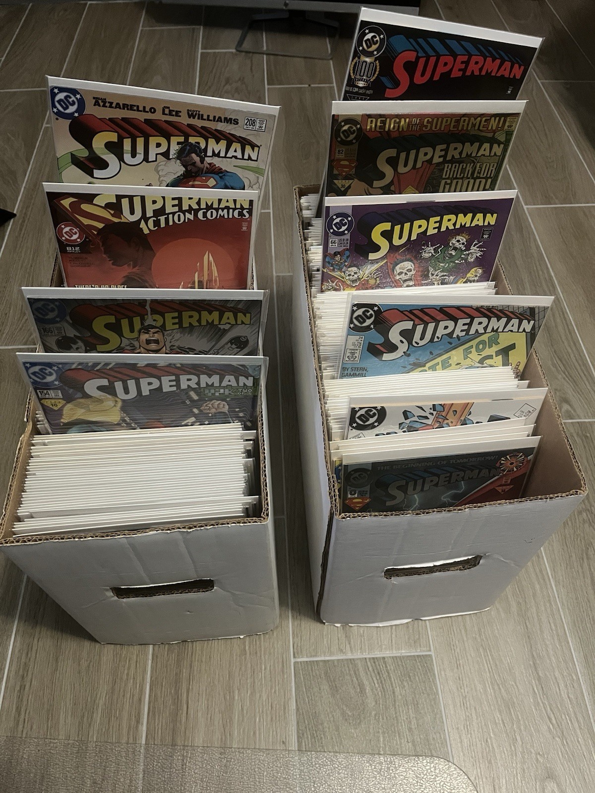 Superman vol2 #0-226, 650-674 complete run alt covers, and story arc 250 books +