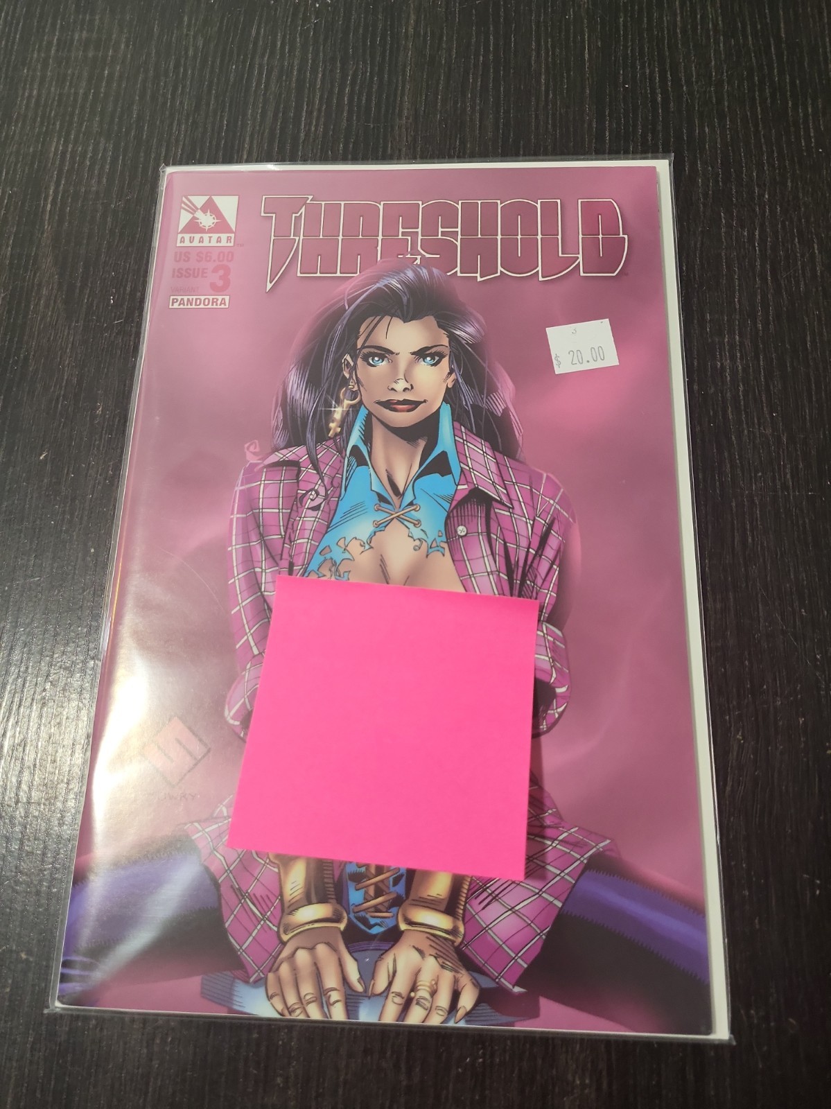 THRESHOLD #3 Pandora VARIANT AVATAR PRESS 1998 Higher Grade THRESHOLD #3 Pandora VARIANT AVATAR PRESS 1998 Higher Grade