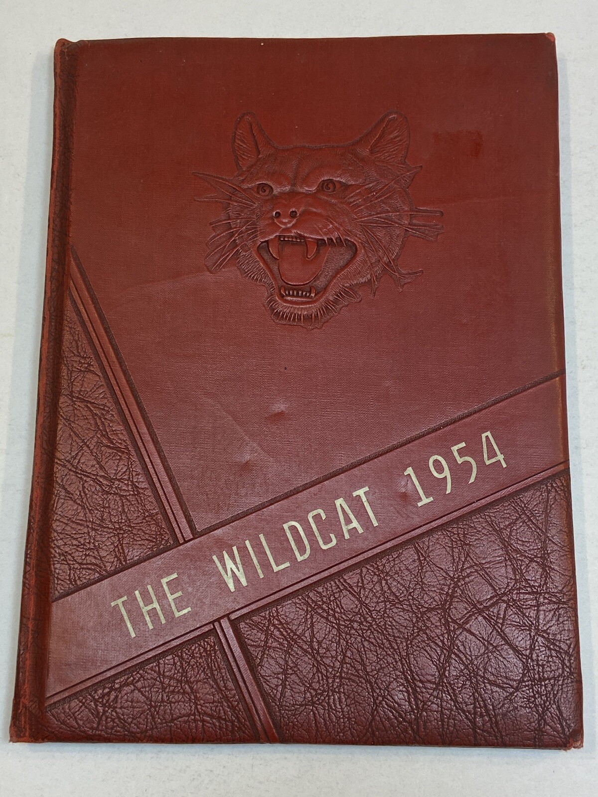Mars Hill High School Student Yearbook 1954 Old Wildcat North Carolina NC Alumni