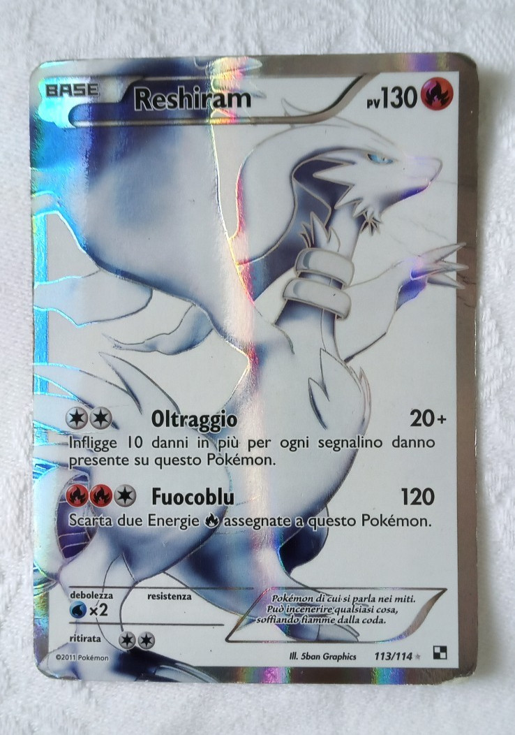 Reshiram 113/114 Celebrations Classic Full Art Collection