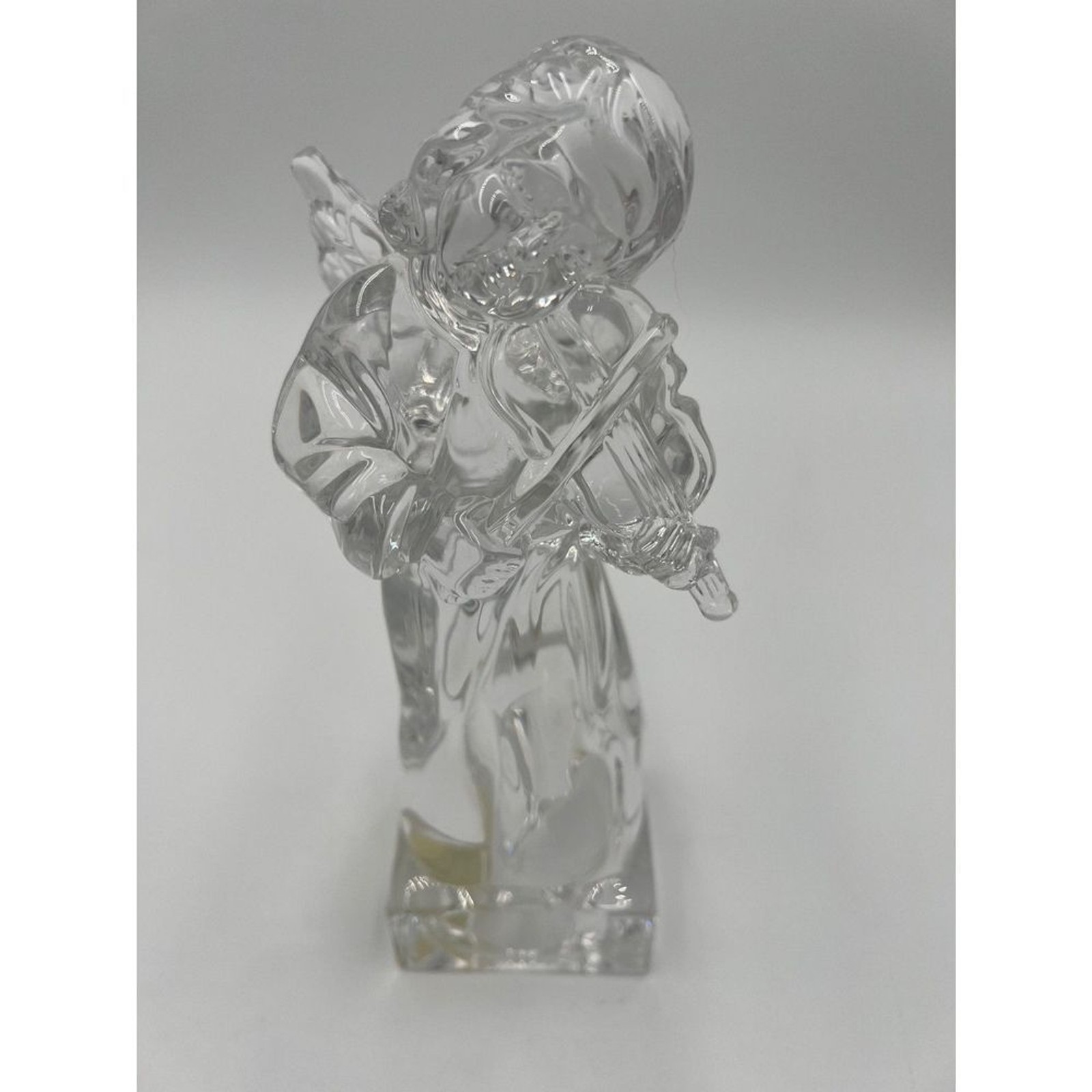 Mikasa Lead Crystal Angel‎ With Harp Herald Collection Original Sticker 8.25\