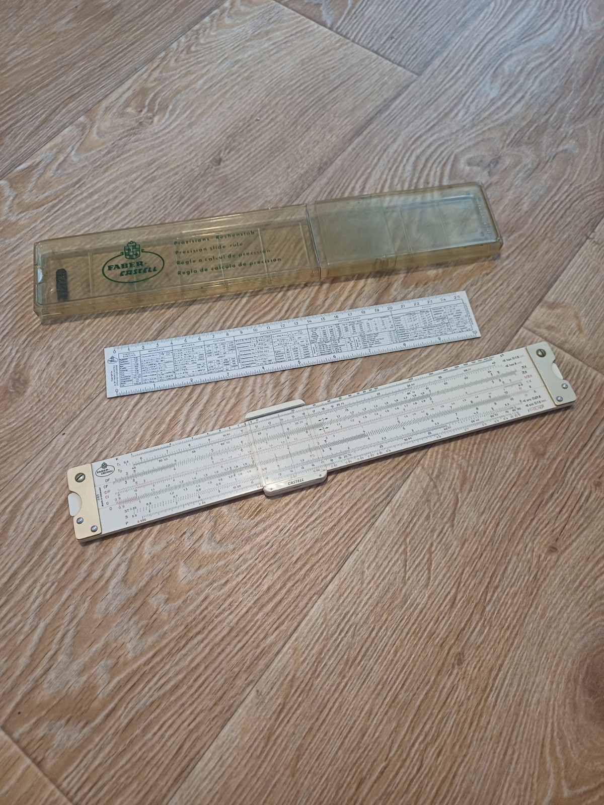 VTG RARE FABER CASTELL 2/83 NOVO DUPLEX SLIDE RULE GERMAN