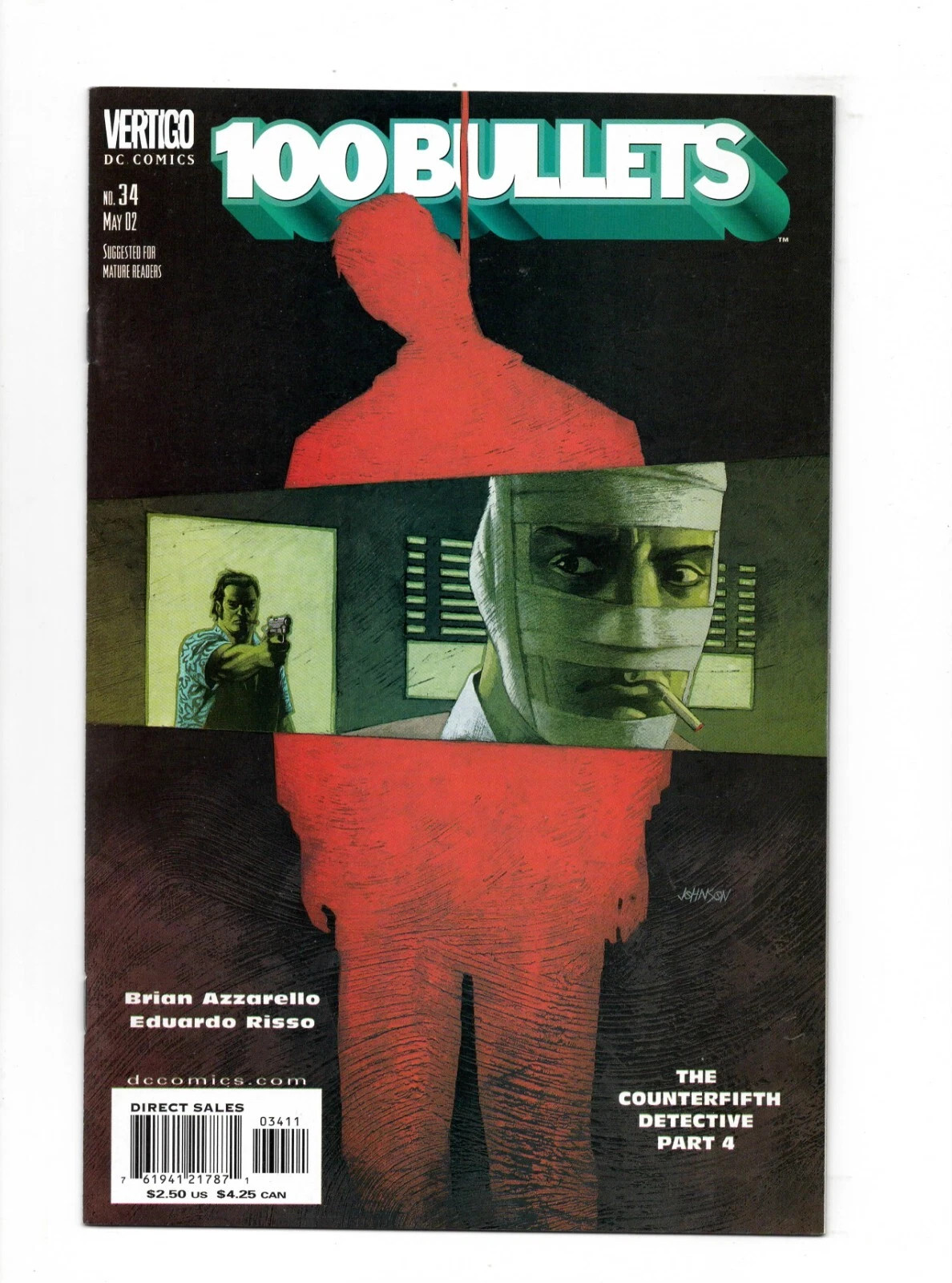 Lot of 4 Issues of 100 BULLETS #s 31-34 - Vertigo/DC Comics, 2002