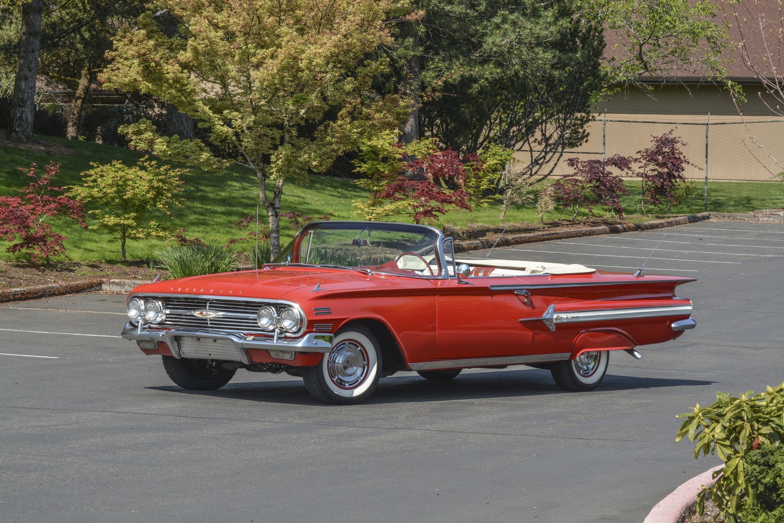 Cars 1960 chevrolet impala convertible classic old Art Print Poster 11x17