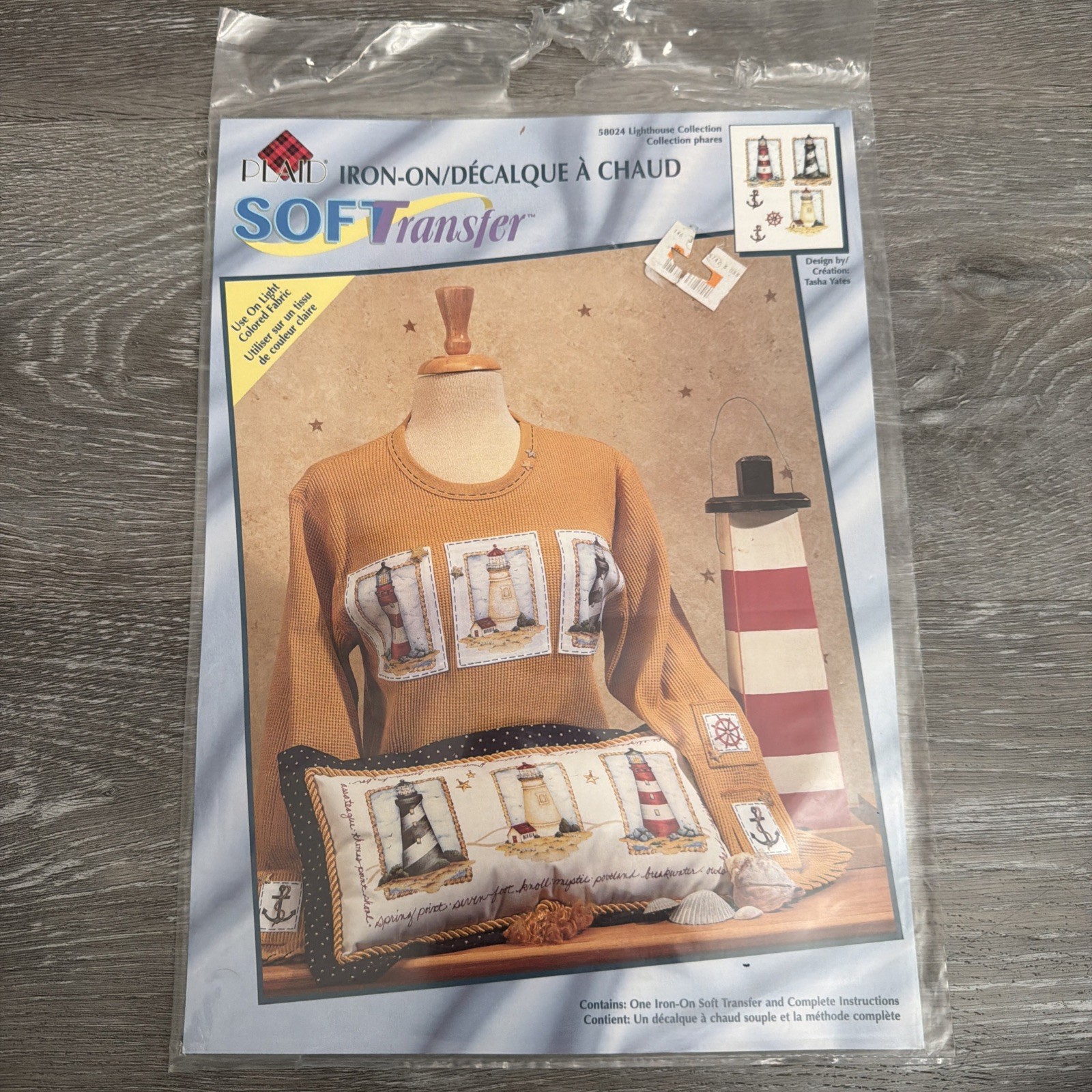 Vintage PLAID Iron-On Transfer- 58024