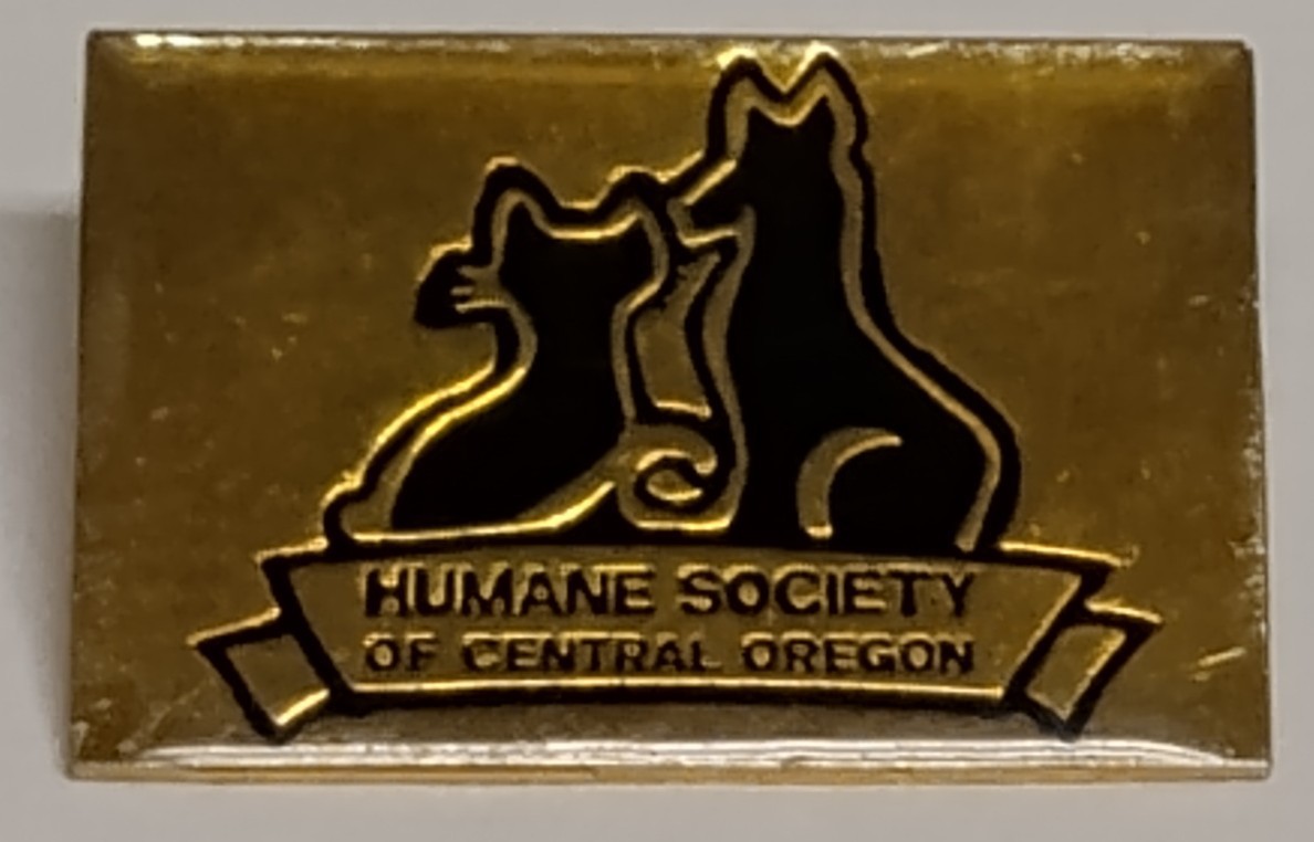 Vintage Humane Society Of Central Oregon Lapel Pin