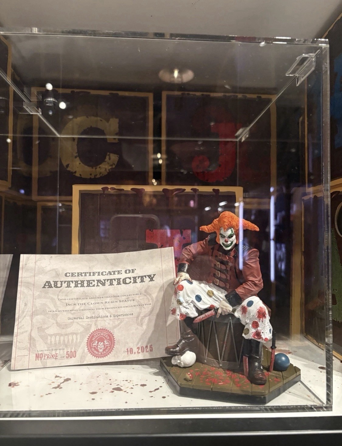 Jack The Clown Universal Halloween Horror Nights Limited Edition X/500 Figure