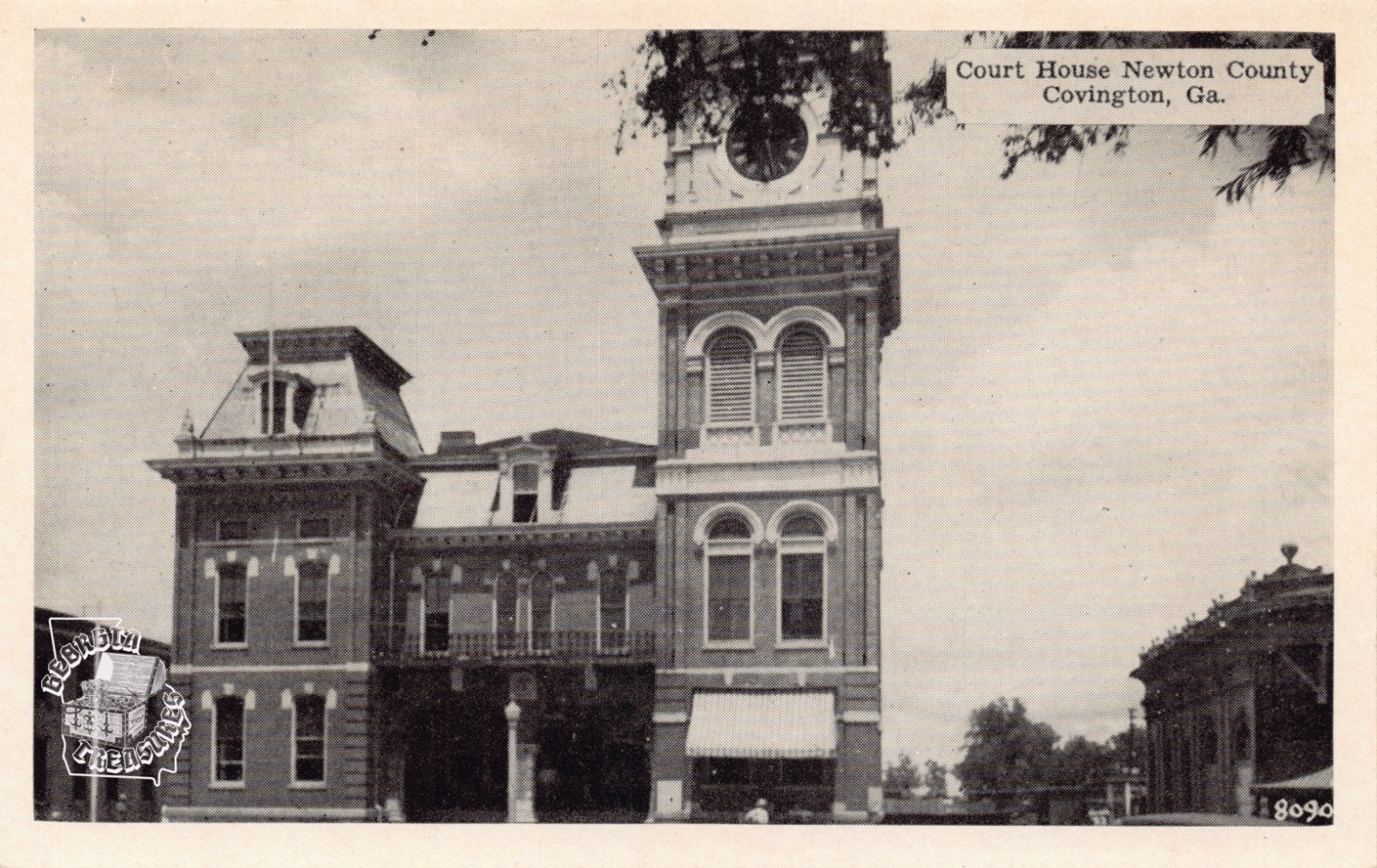 GA~GEORGIA~COVINGTON~NEWTON COUNTY COURT HOUSE~C.1950