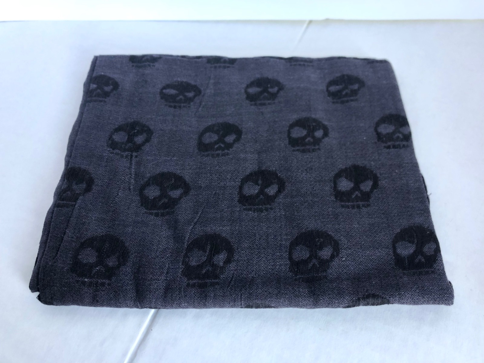 New Triple Aught Design Mean Skull Shemagh Black/Gunship TAD Scarf Cotton