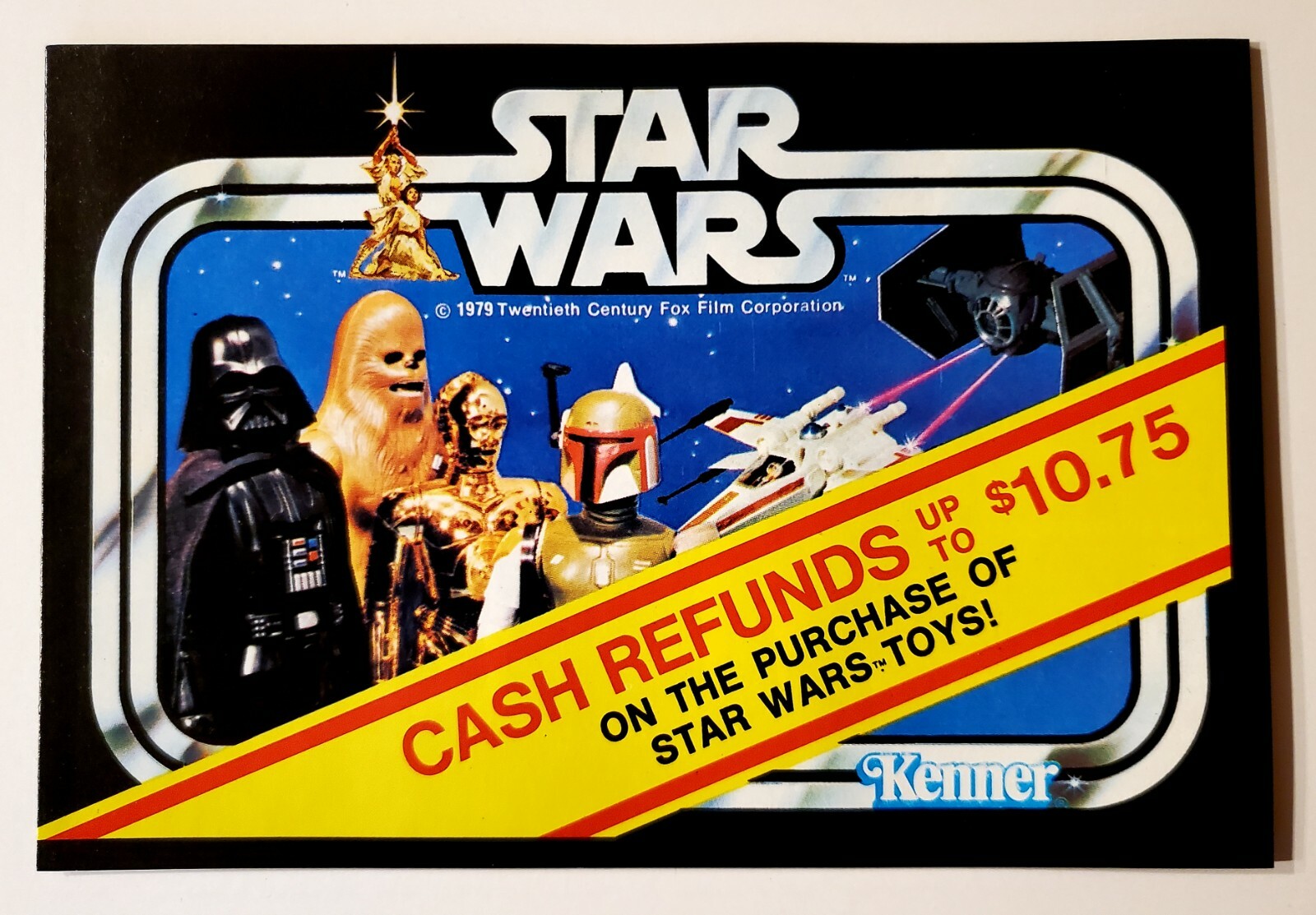 Original 1979 Star Wars Kenner Toy Catalog Cash Refunds Unused