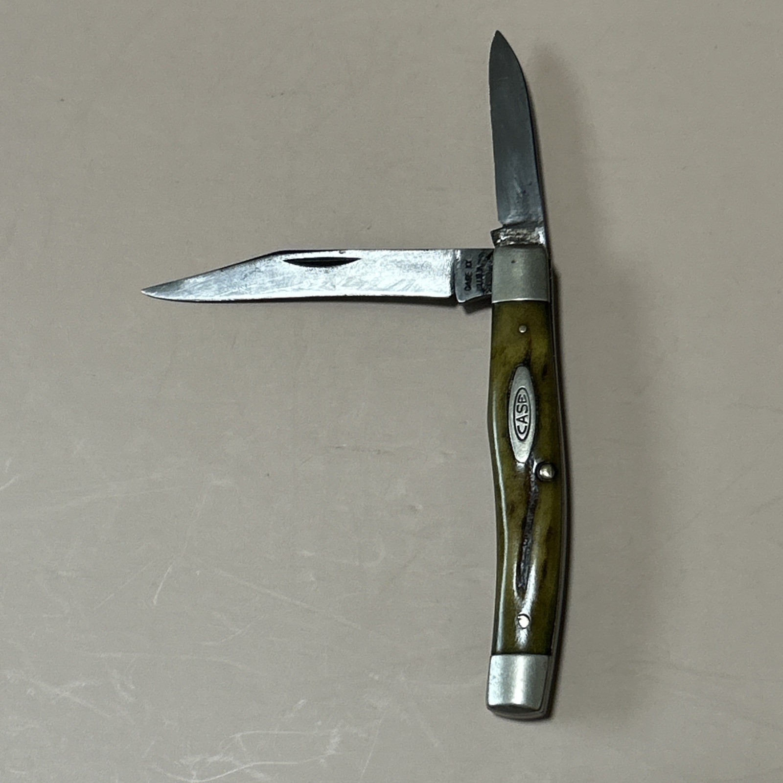 1964-1969 Case XX 2 Blade Jack Knife Stag No Cracks Been Sharpened & Carried GC 