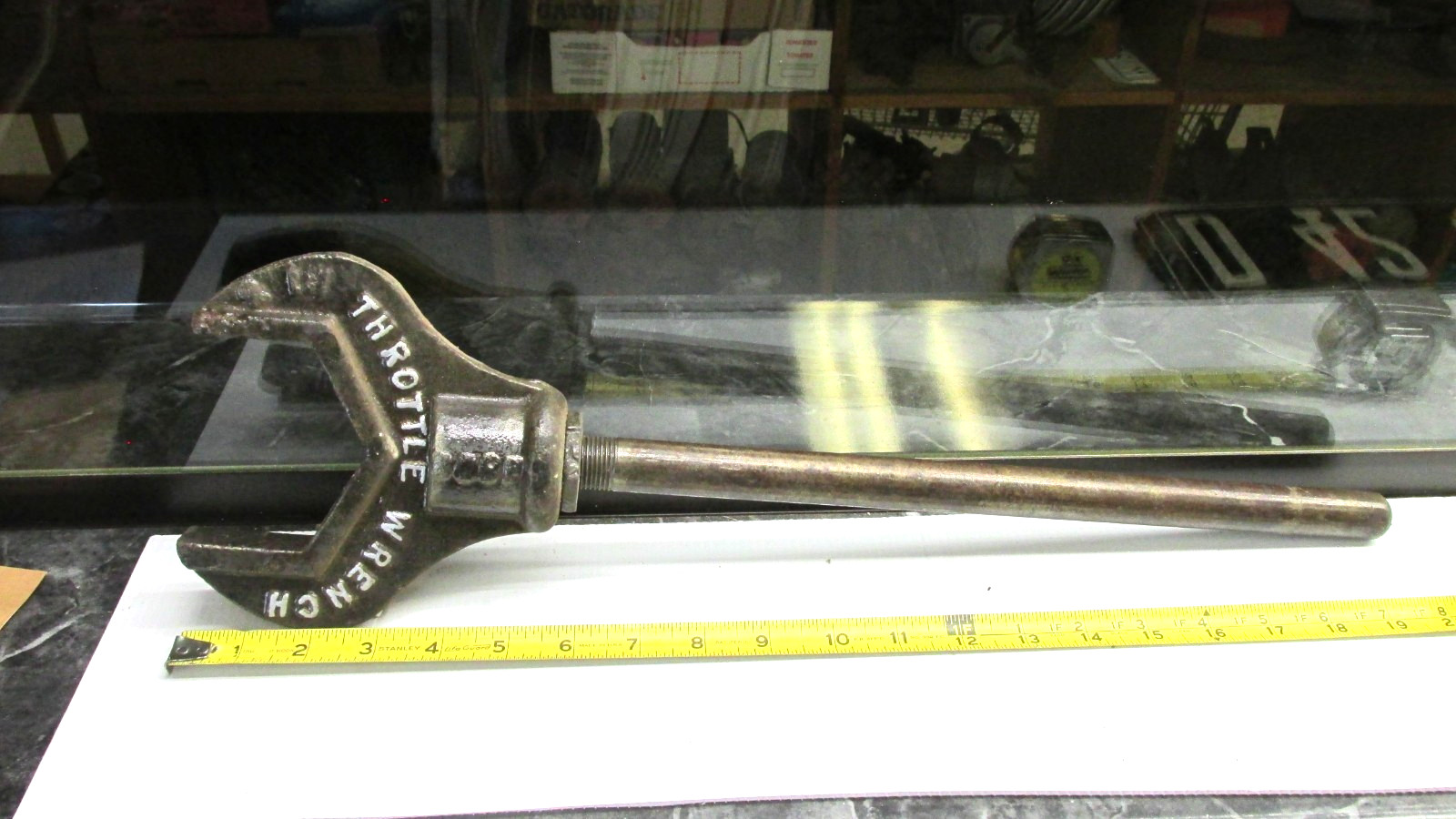 Old Antique Russell Steam Engine Tractor Throttle Wrench Tool 