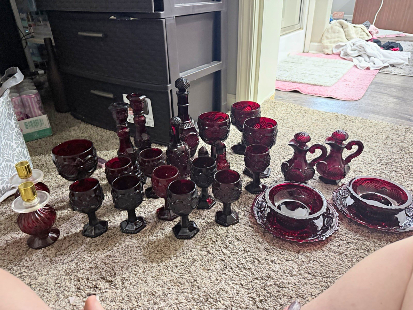 Avon 1876 Cape Cod Collection Ruby Red