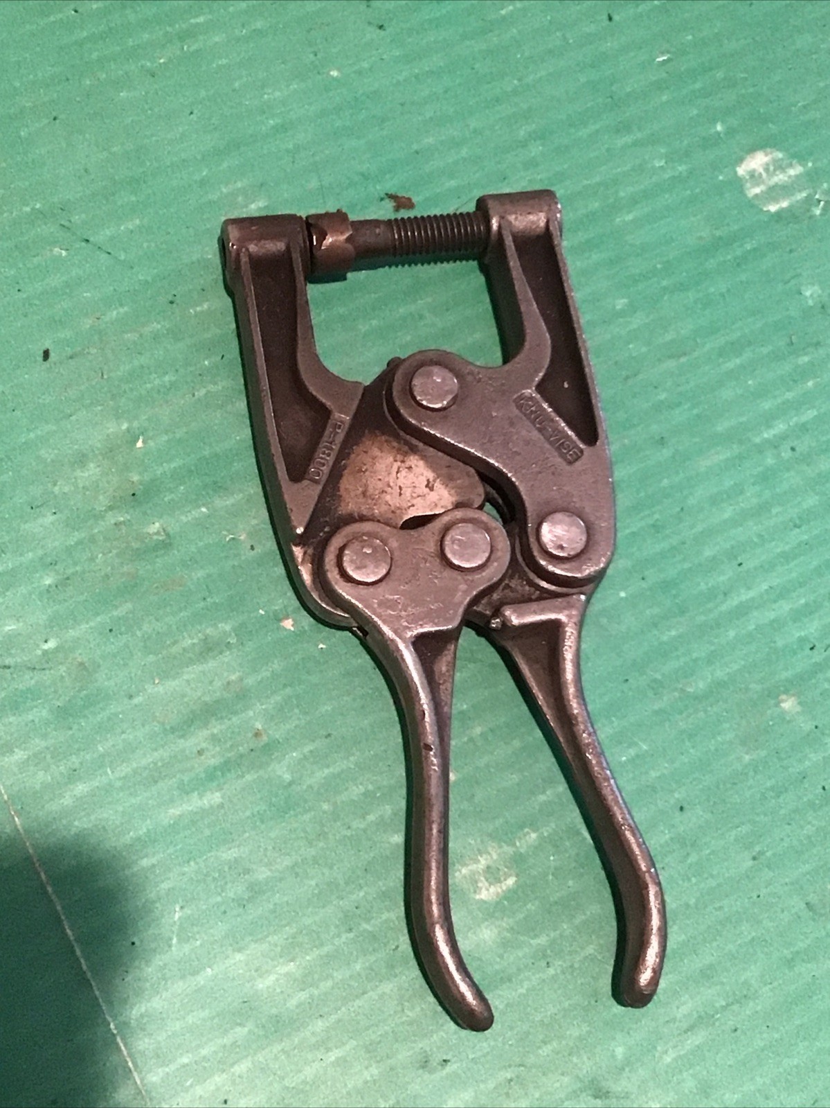 Vintage KNU-VISE P-400-1 Welding Aviation Aircraft Clamps Vice Grips Tool Metal 