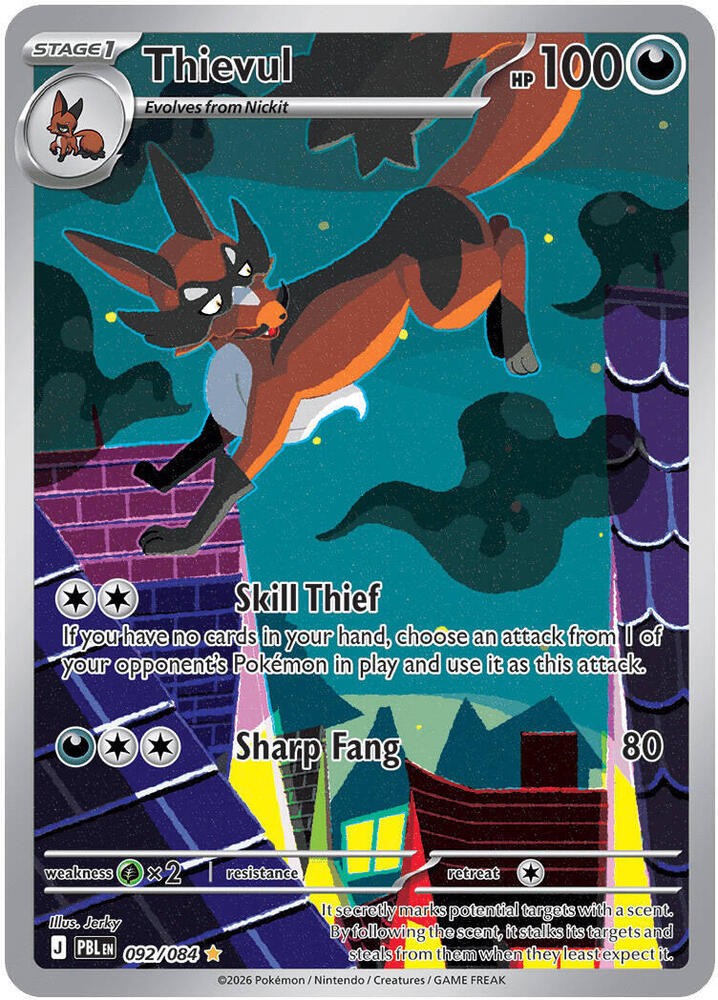 Pokemon - 092/084 - Thievul - Pitch Black