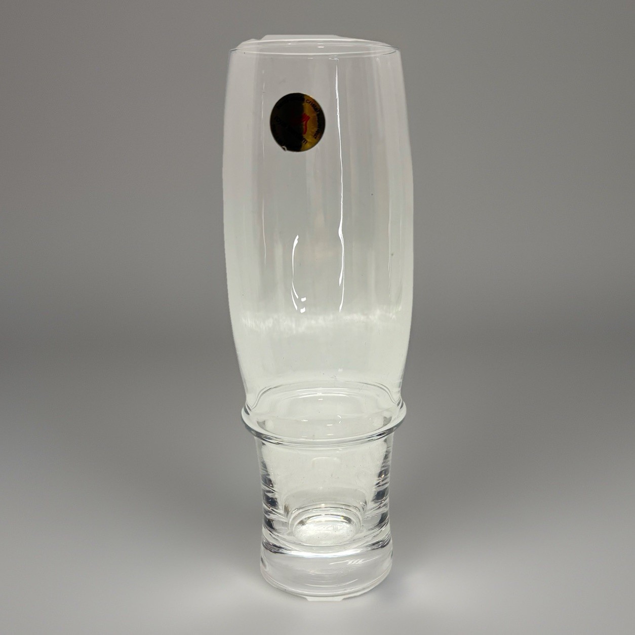 Royal Leerdam Clear Beer Glass Crystal Juice Tea High Ball Holland 6.75”h Royal Leerdam Clear Beer Glass Crystal Juice Tea High Ball Holland 6.75”h