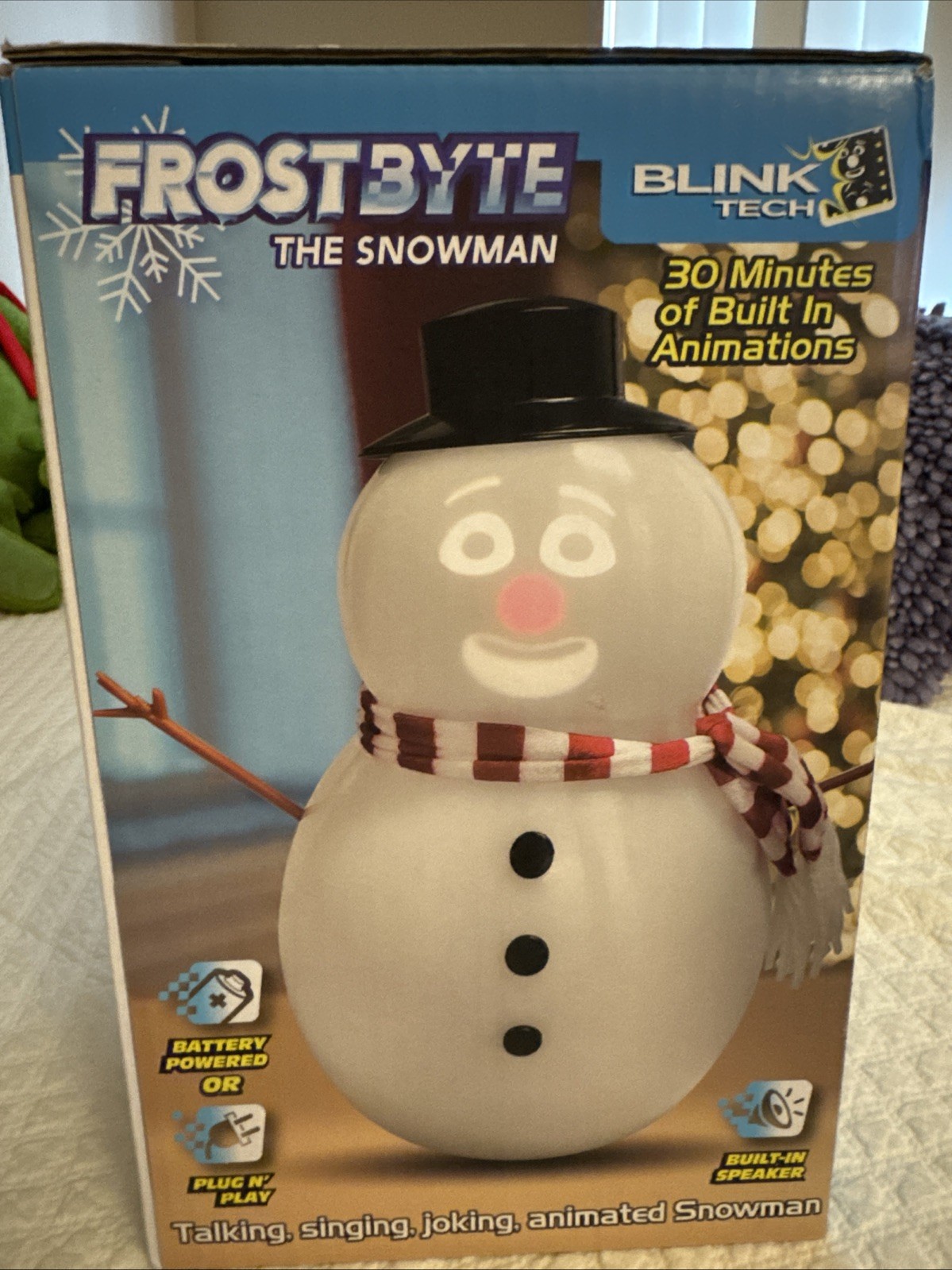 Frostbyte The Snowman Animat3D Talking Singing Joking Custom Animated Blink New