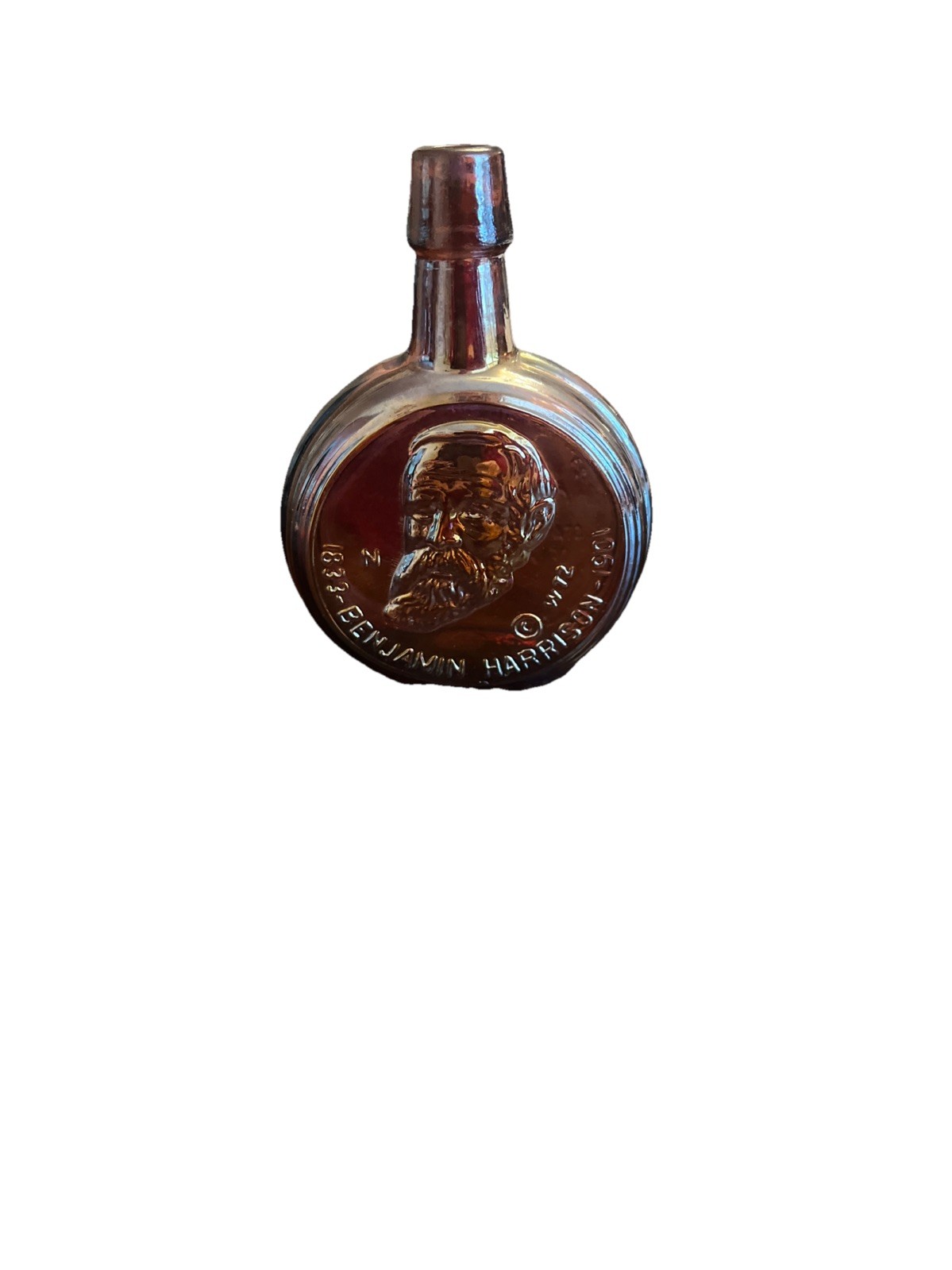 Wheaton Glass Mini Bottle Benjamin Harrison Mini 3\