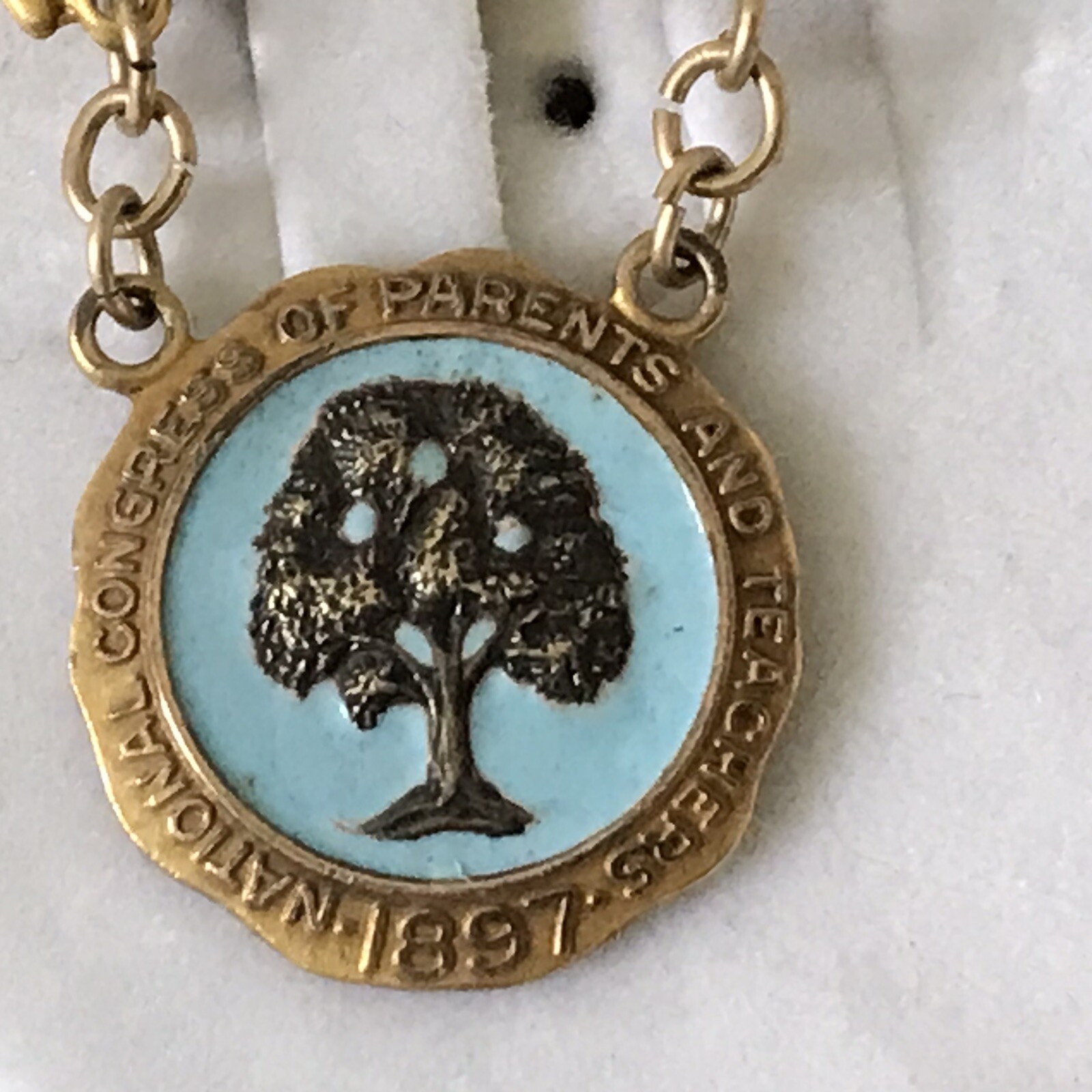 Vintage 1961 National Congress Parents & Teachers Member Dangle Pin Brooch ~E2~ Vintage 1961 National Congress Parents & Teachers Member Dangle Pin Brooch ~E2~