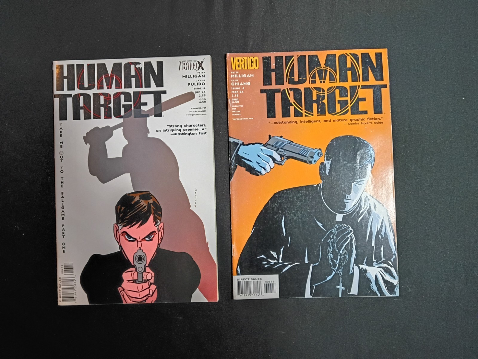 Human Target #4 & #6 Comic Lot (Vertigo, 2003) Peter Milligan - Mint