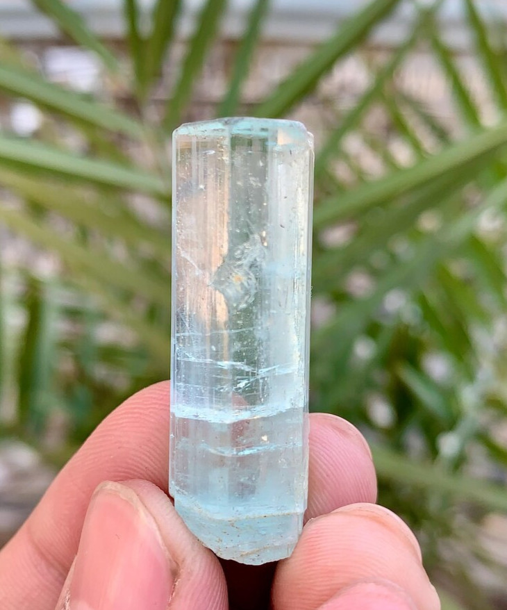 67 Carat Aquamarine Crystal Specimen From Pakistan