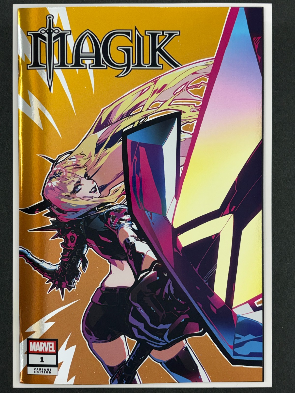 Magik #1 Rose Besch Gold Foil NYCC Ltd 300 Whatnot year in marvel 25