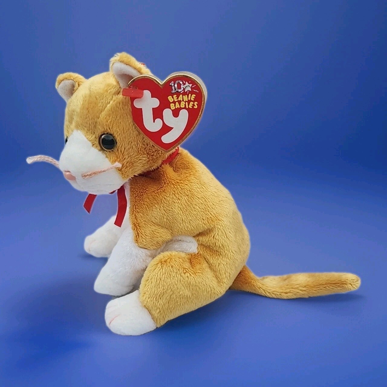 Ty Beanie Baby - TANGLES the Cat (6 Inch) Born 1/29/03