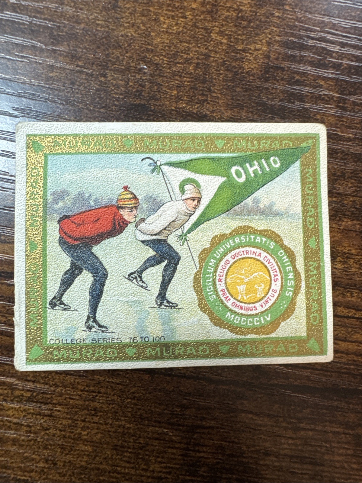 1910s T51 Murad Cigarettes - OHIO - College Series - New To Market. OU (d) 1910s T51 Murad Cigarettes - OHIO - College Series - New To Market. OU (d)