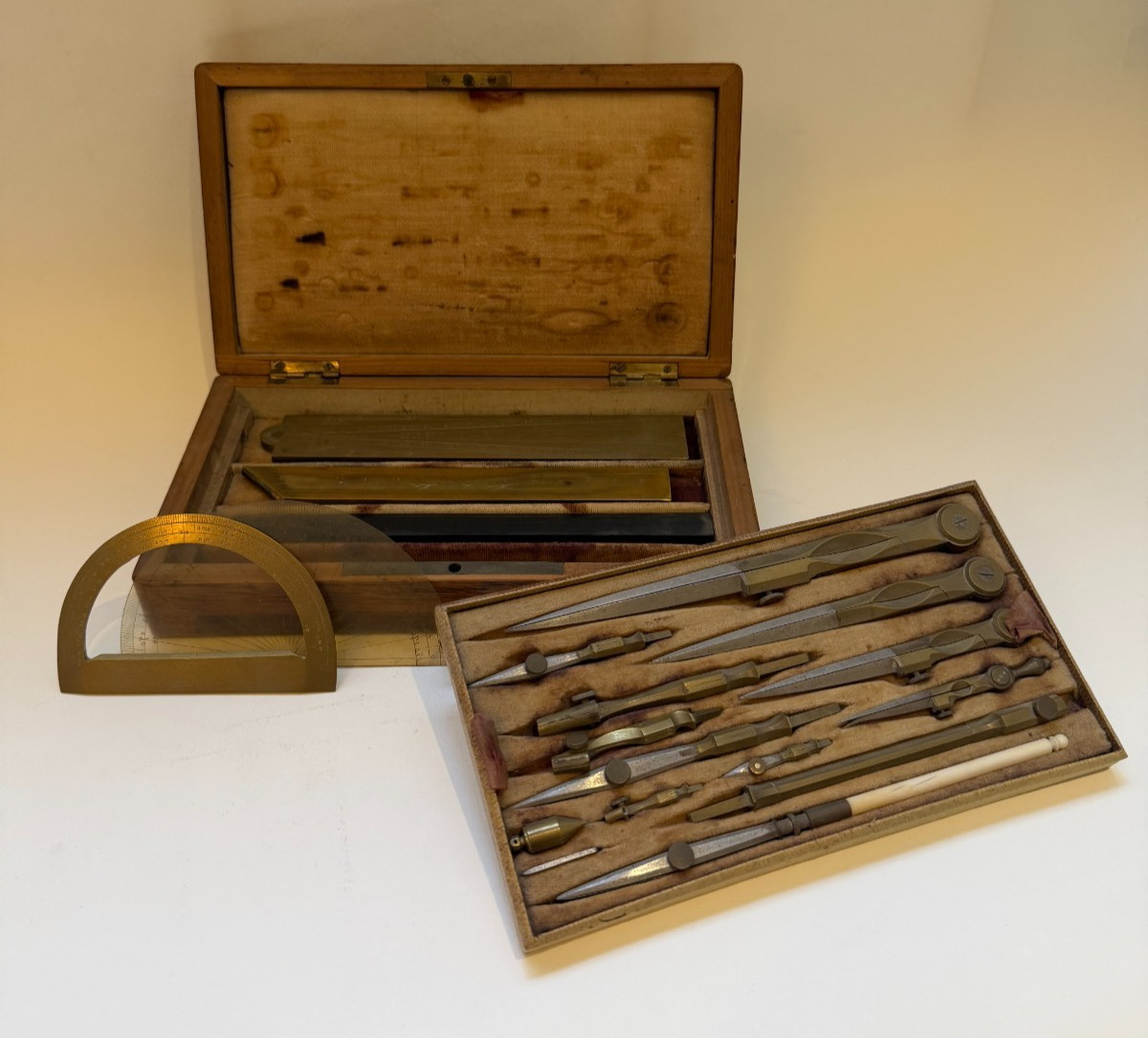 Mathematical instrument box, France, circa 1820
