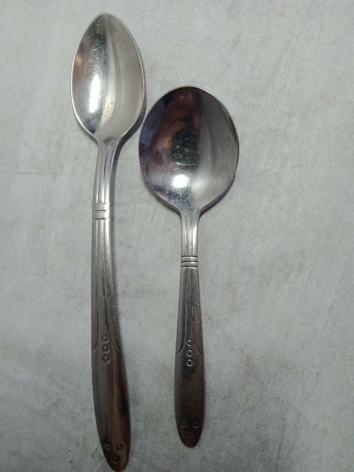 2 Vintage Baby Spoons Sanity