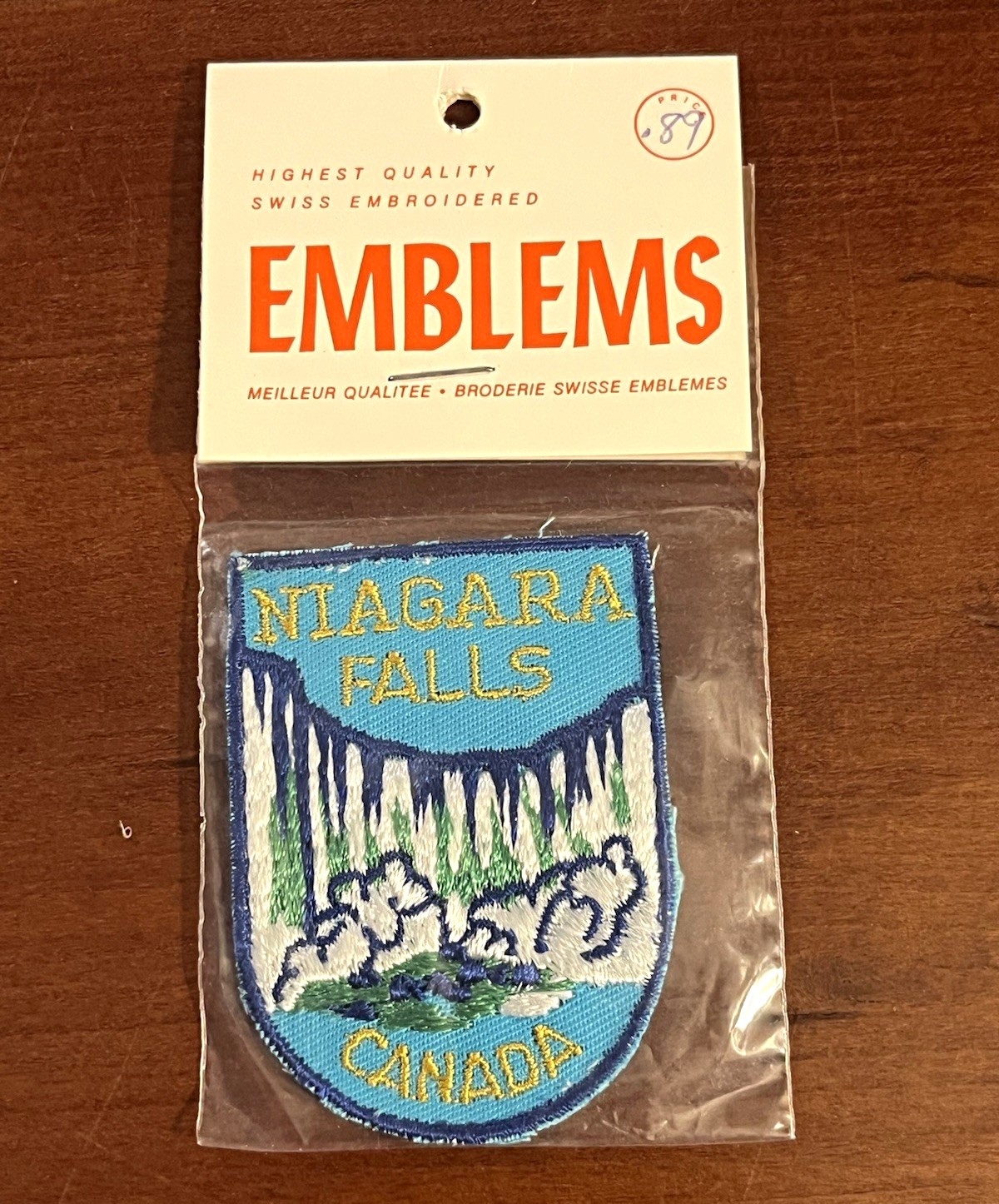Vintage Niagara Falls Canada Embroidered Patch Souvenir Emblem Embroidered