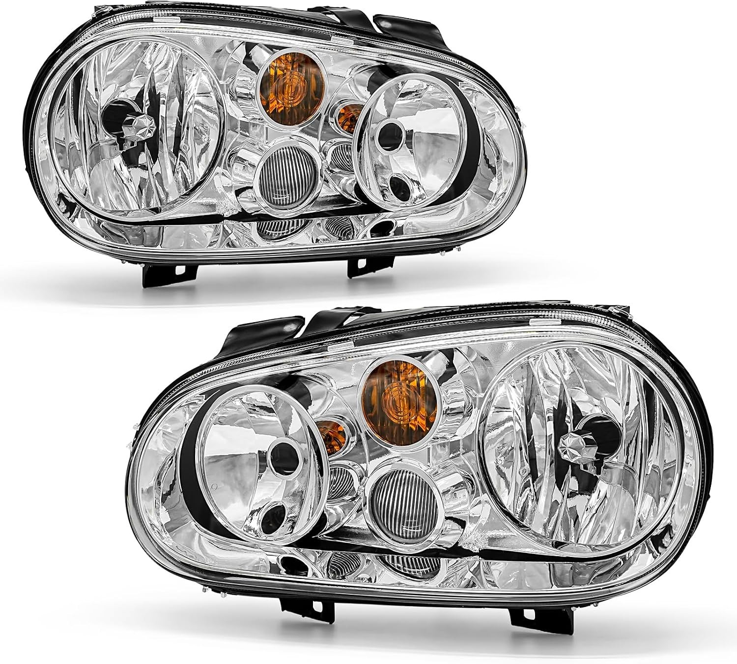 Headlight Assembly for 1999 2000 2001 2002 2003 2004 2005 2006 Volkswagen Gol...