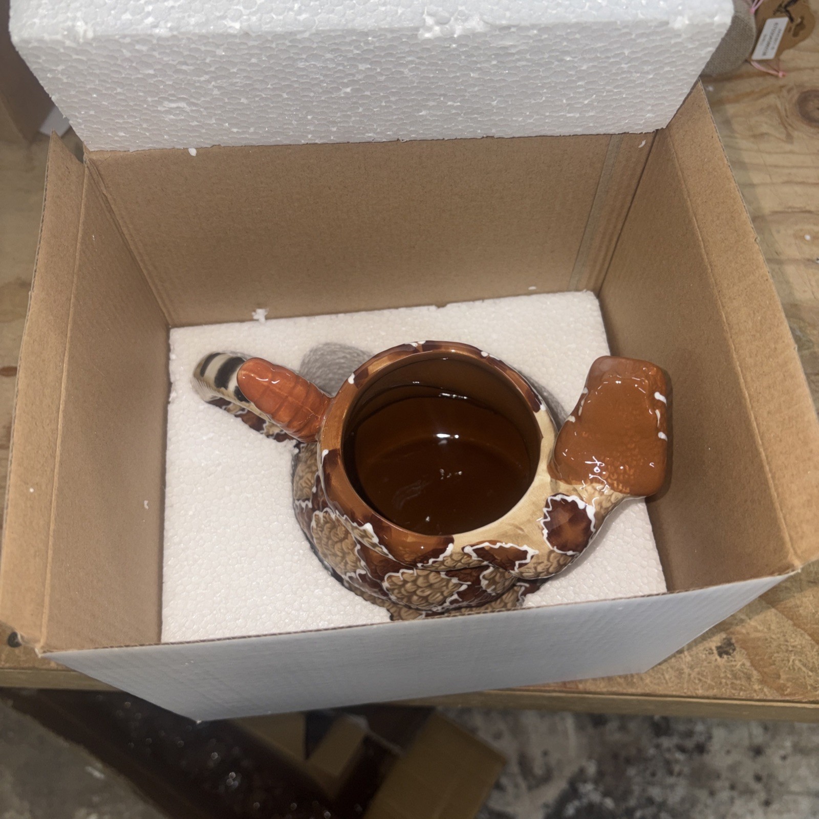 American Legacy Coiled Diamondback Rattlesnake Mug 4 mug lot American Legacy Coiled Diamondback Rattlesnake Mug 4 mug lot
