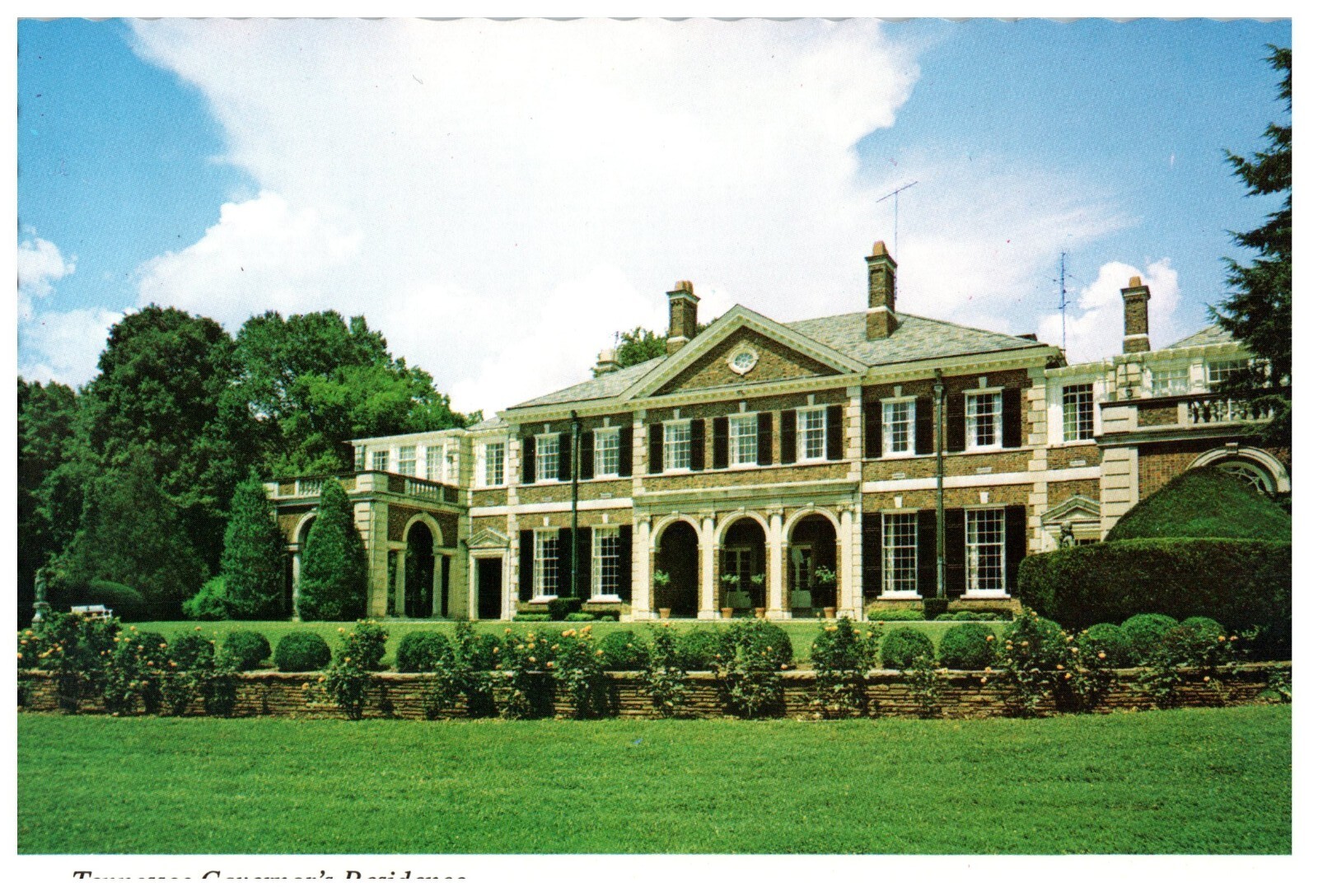 POSTCARD VTG Tennessee TN Nashville Governor\'s Residence