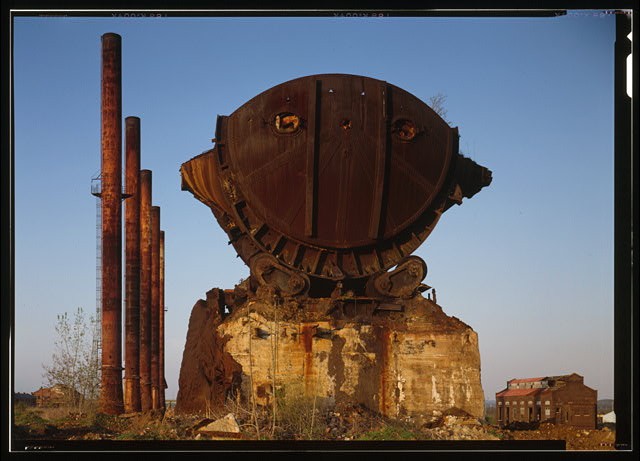 Birmingham Alabama 1900s Tennessee Coal Iron Open Hearth Furnace Ruins