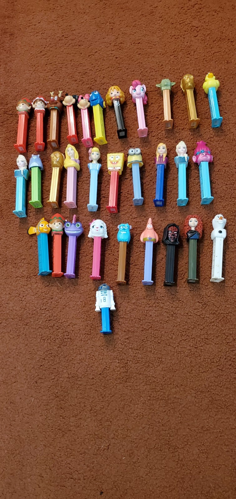 Vintage Pez Dispensers Disney Star Wars & More Mixed Lot of 31