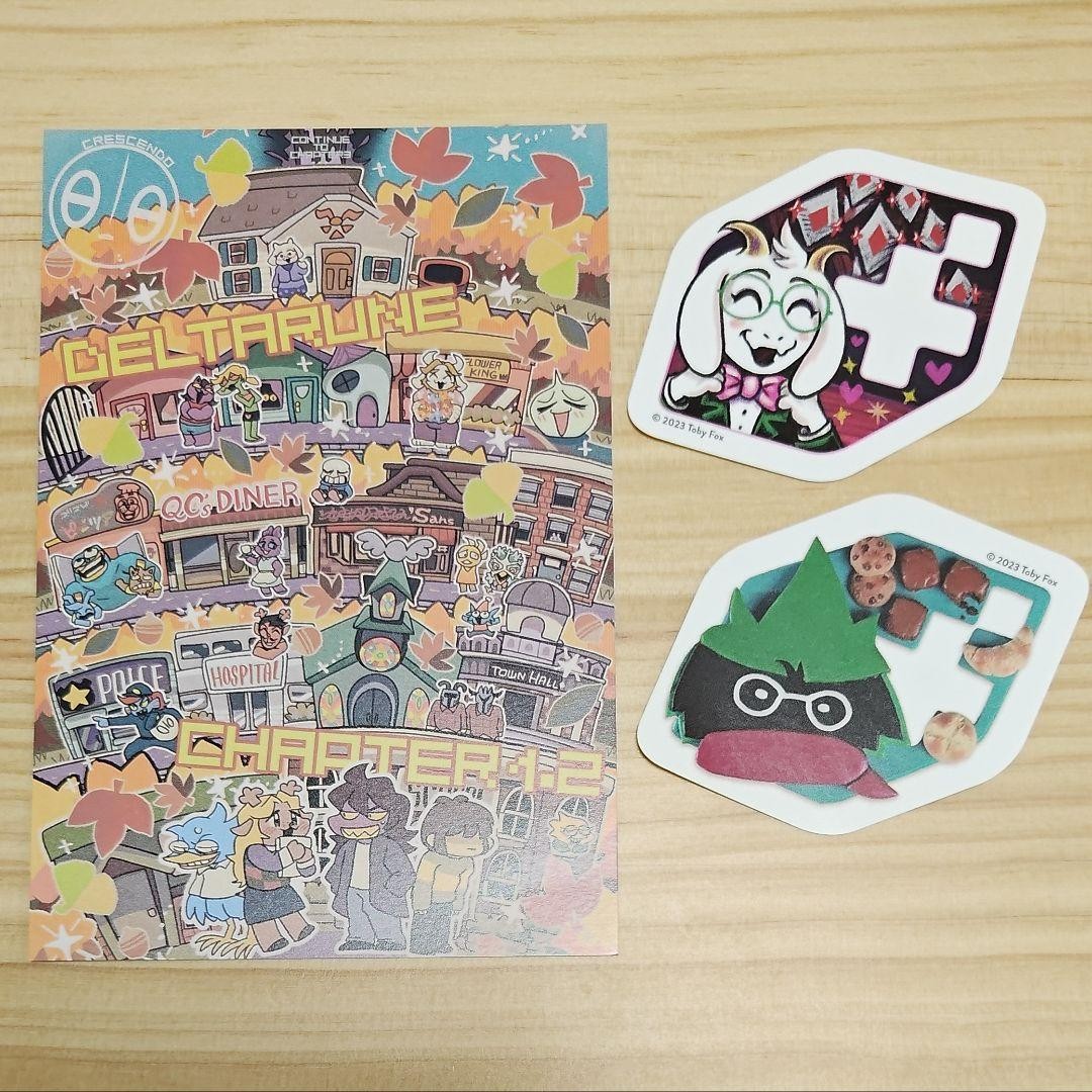 Fangamer Delta Rune Postcard & Sticker Bonus Set F #a598ba