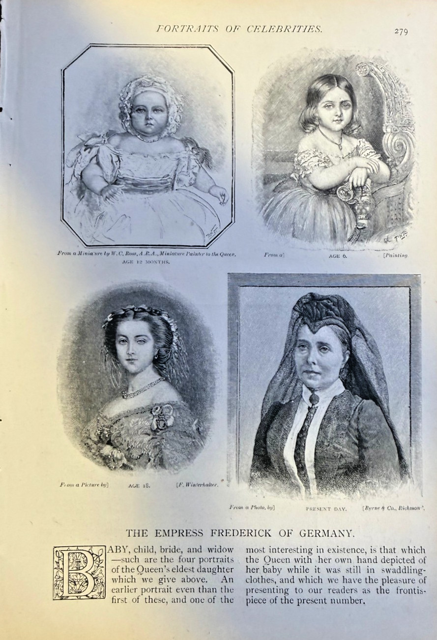 1891 Empress Frederick of Germany